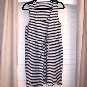 J. Crew striped knit dress